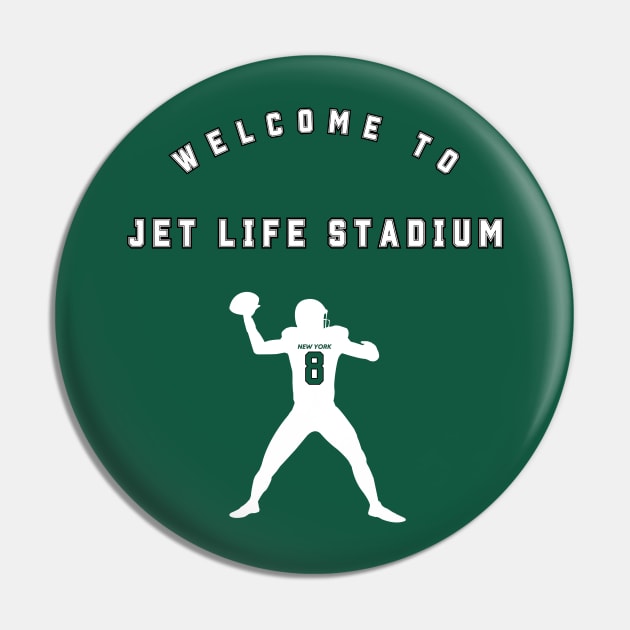 Welcome to Jet Life Stadium NY Jets Aaron Rodgers Pin by Sleepless in NY