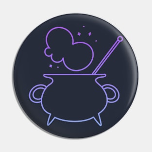 Witch cauldron Pin