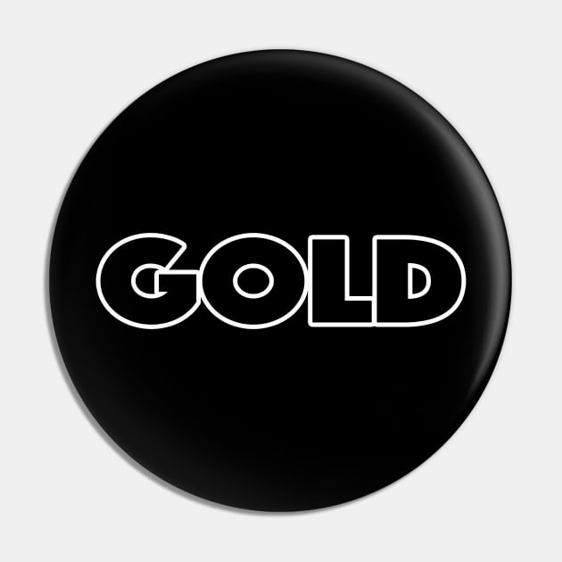 Gold Pin by lenn