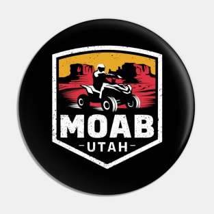 Quad Bike Off Road Moab Utah Adventure Pin