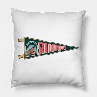 Sea Lion Caves Pennant Pillow