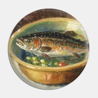 Fish in a Bowl Pin