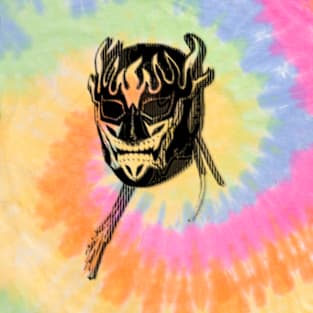 tie dye wwe mask T-Shirt