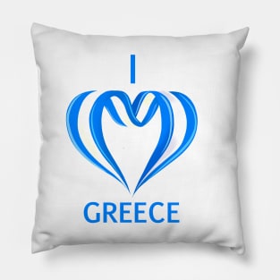 I love GREECE Pillow