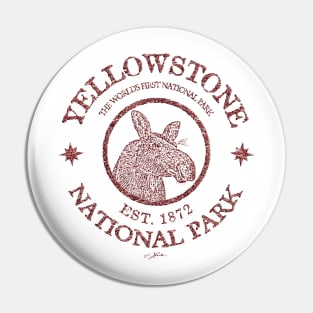 Yellowstone National Park Moose Pin