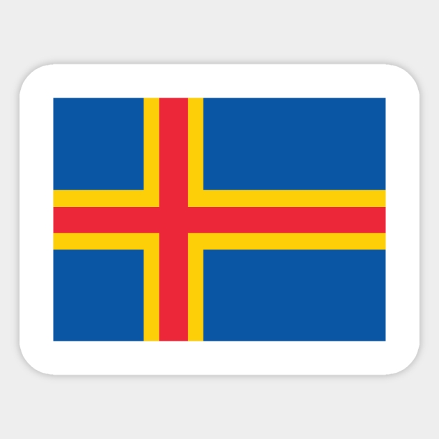 Aland Islands Butterfly Flags Sticker Teepublic Aland Islands Butterfly Flags Sticker Teepublic