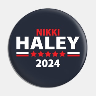 Nikki Haley President for President 2024 Pin