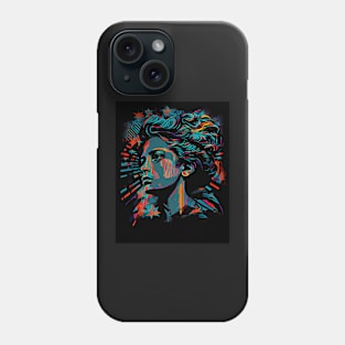 Abstract pop art style woman Phone Case