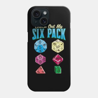 Funny Check Out My Six Pack RPG Gaming Dice Pun Phone Case