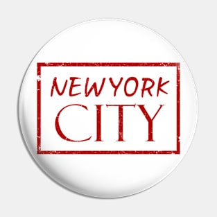 New York City, NYC Pin