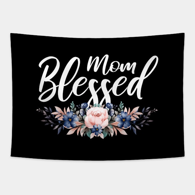 Blessed Mom Tapestry by MEDtee