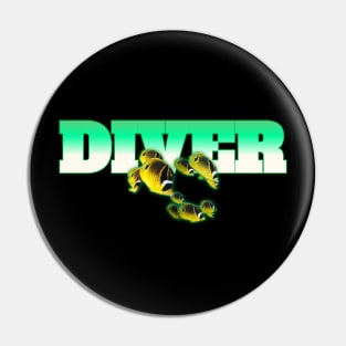 Scuba diving Pin