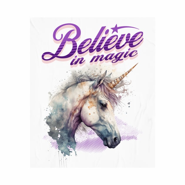 Believe in Magic Unicorns (horse) by PersianFMts