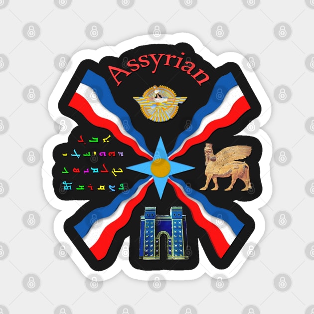 ASSYRIAN Nation Magnet by doniainart