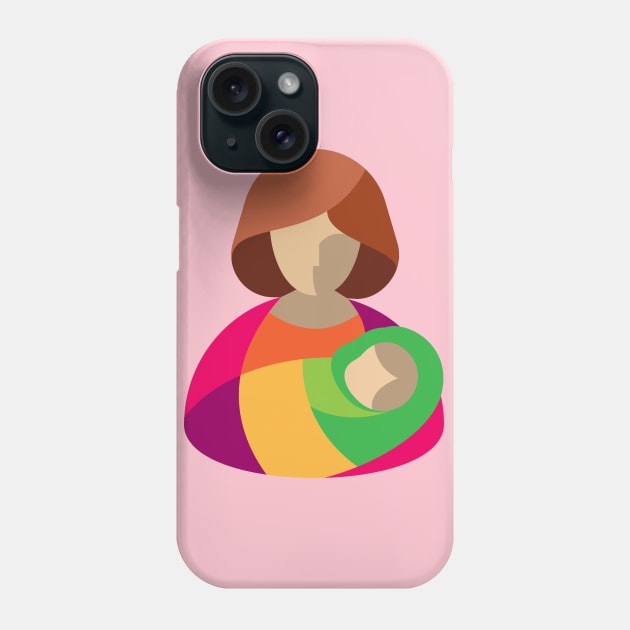 Mother and Child Phone Case by MplusC