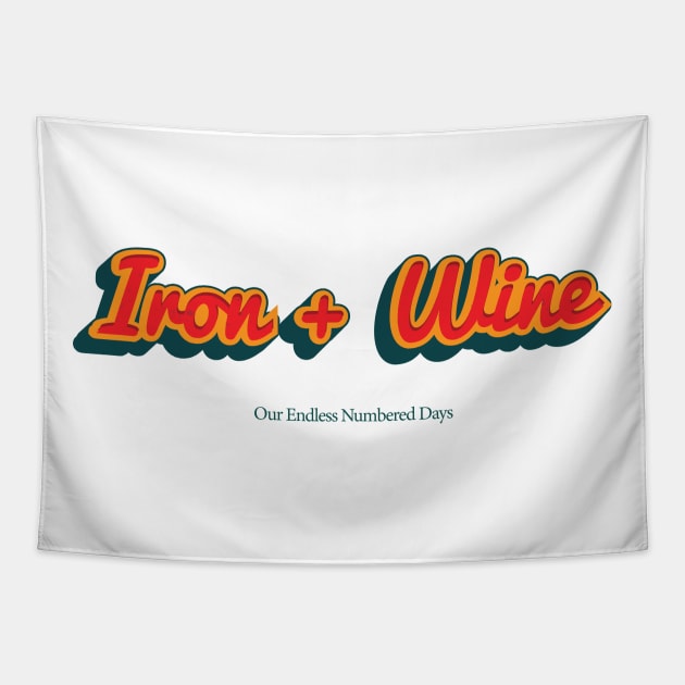 Iron and Wine Tapestry by PowelCastStudio