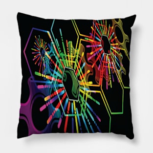 COLLECTIVE RAINBOW Pop Art Pillow