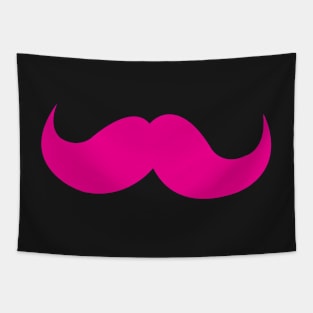 Pink Mustache Tapestry