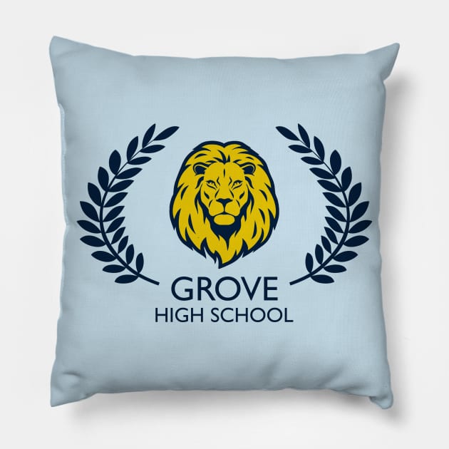 Grove High School Pillow by MelissaJoyCreative