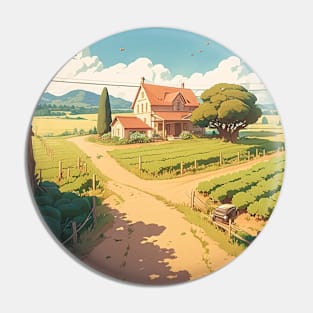 Farmhouse - Postcard Series Pin