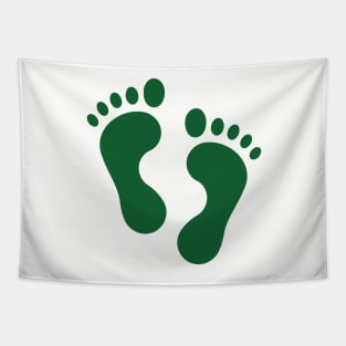 Jolly Green Feet Tapestry