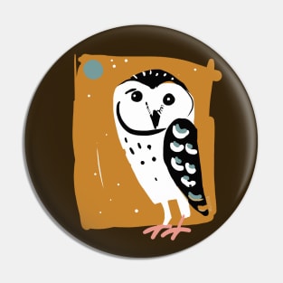 Barn Owl #4 Pin