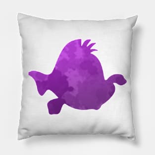 Fish Inspired Silhouette Pillow