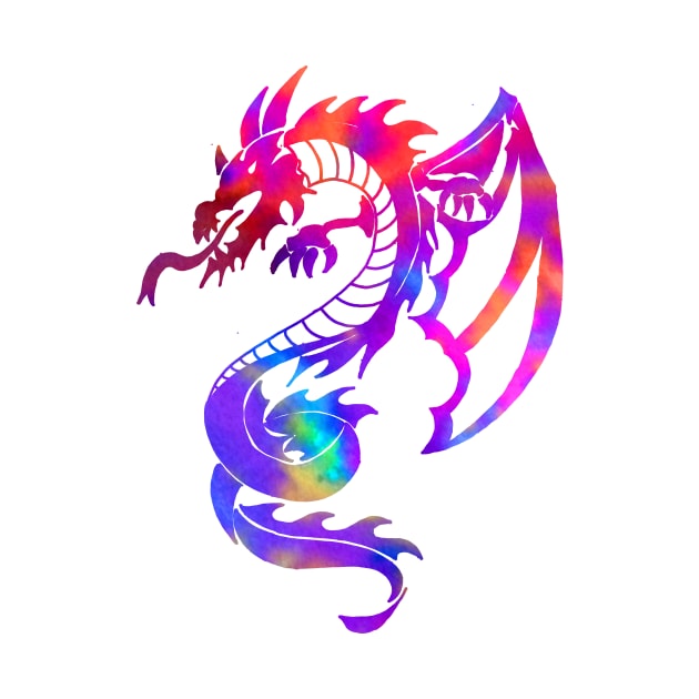 Rainbow Dragon by ZeichenbloQ