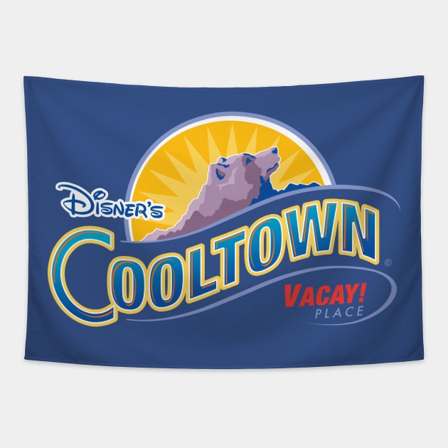 Disner's COOLTOWN VACAY! Place - DISNERLAND Parody Tapestry by disnerland