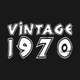 Vintage 1970 Birthday T-Shirt