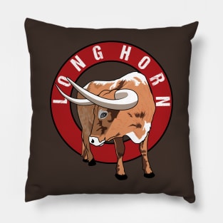 Long Horns Pillow