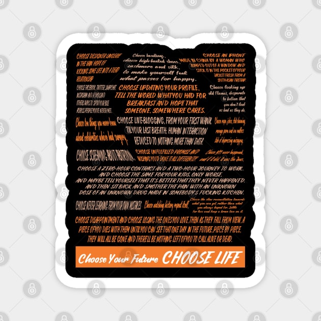 T2 Choose Life Magnet by Meta Cortex