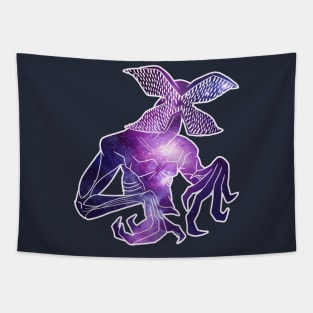 Stranger Things Inspired Cosmic Demogorgon Tapestry