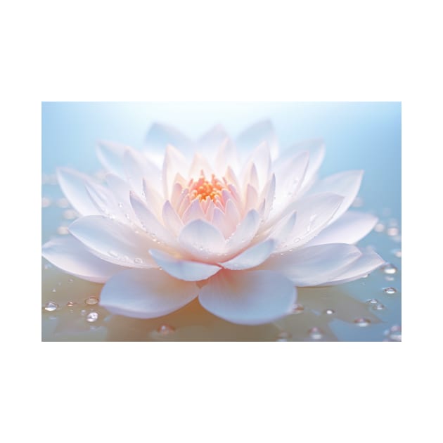 Lotus Flower Petal Nature Serene Calm by Cubebox
