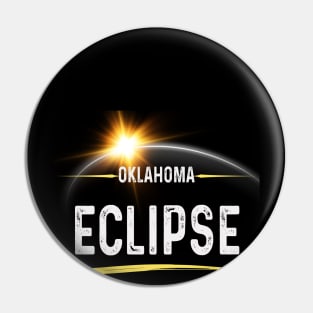 2024 Solar Eclipse oklahoma USA Totality Pin