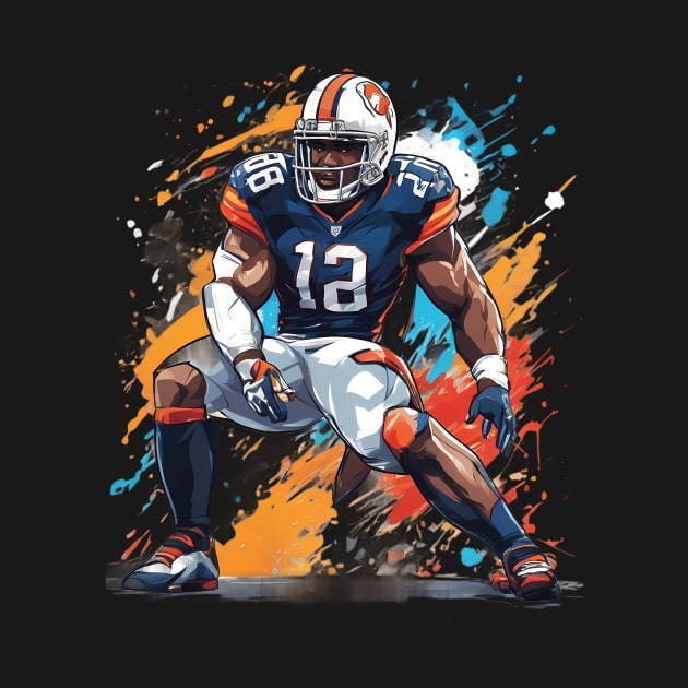 American Football Tight End by animegirlnft