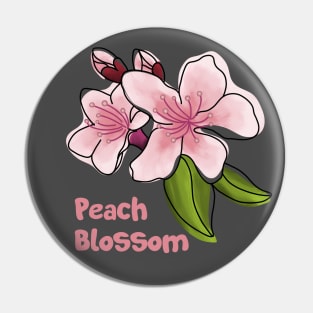 Peach Blossom Pin