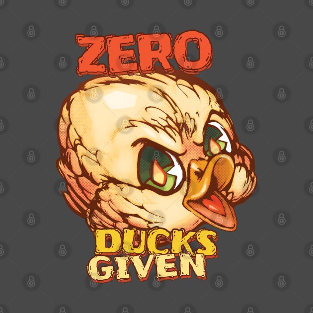 Zero Ducks Given retro art by Still Winter Craft