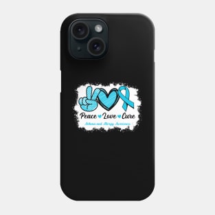 Awareness Light Blue Phone Case