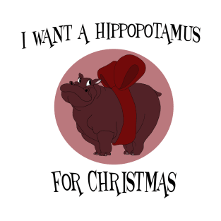 Hippopotamus for Christmas T-Shirt