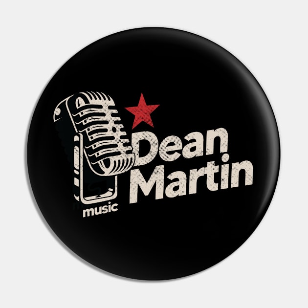 Dean Martin / Vintage Pin by graptail