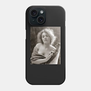 Artists' Model, 1900. Vintage Photo Phone Case