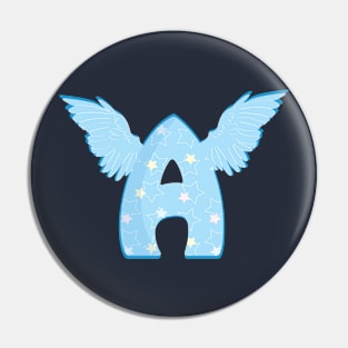 Stars Angel Pin