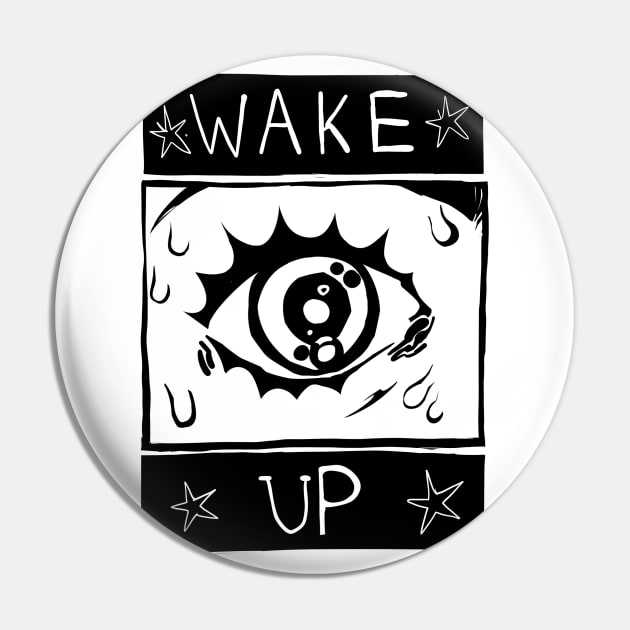 Wake Up Pin by snowpiart