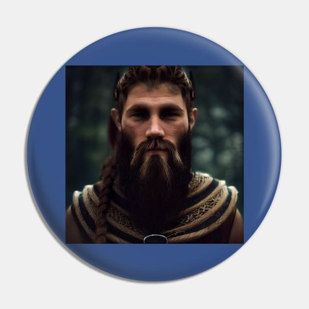 Viking Raider Pin by Grassroots Green