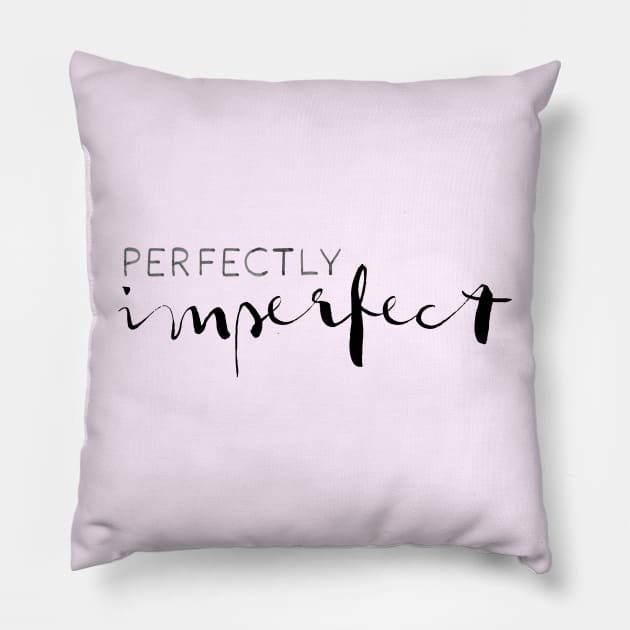 Perfectly Imperfect Pillow by ElizAlahverdianDesigns