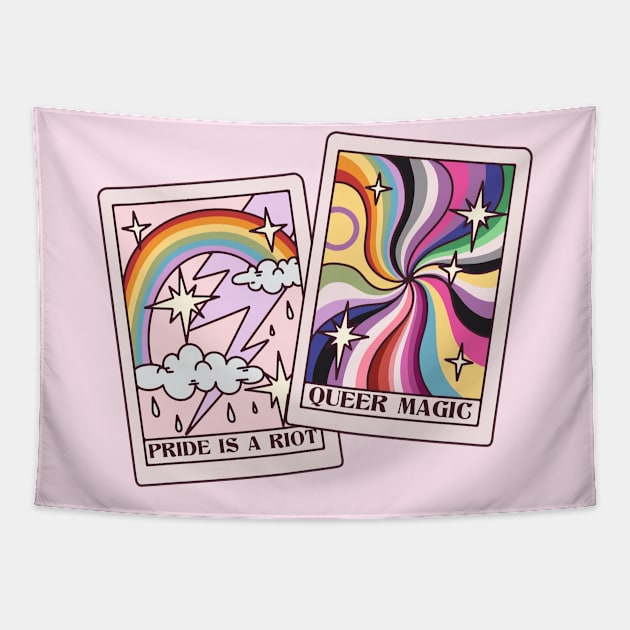 Pride Tarot Cards Tapestry by chiaraLBart