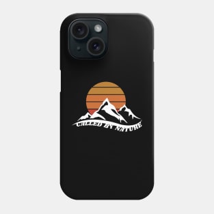 sunset and mountain Phone Case