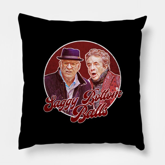 Saggy Bottom Balls - Only Murders in the Building Pillow by karutees