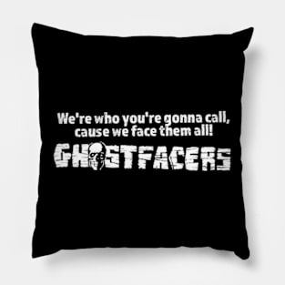 Ghostfacers! Pillow